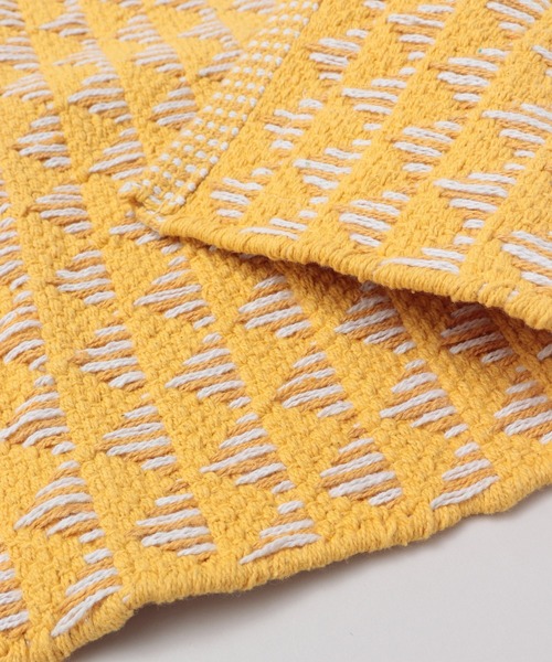 チャイハネ（チャイハネ）の「【チャイハネ】ジオメトリックラグマット 45×65cm（ラグ/マット・レディース・ターコイズブルー/ブラック/レッド/ピンク/ホワイト/ネイビー/イエロー/ベージュ/オレンジ・FREE）」の10枚目の写真