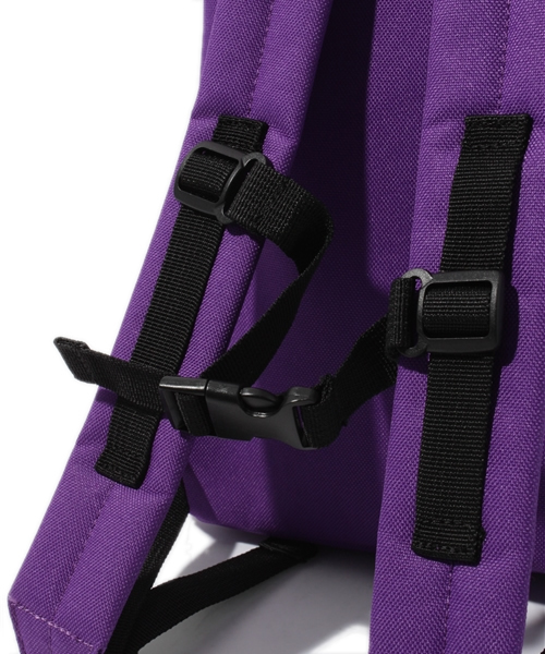 X-girl Stages（エックスガールステージス）の「SMILEY BACKPACK (M)（バックパック/リュック・キッズ・カモフラージュ/パープル・MEDIUM）」の6枚目の写真
