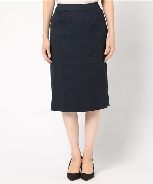 earth music&ecology（アースミュージックアンドエコロジー）の「ミディタイトスカート（スカート・レディース・カーキ/ベージュ/ネイビー/オレンジ・L/M）」の10枚目の写真