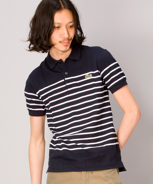 BEAUTY&YOUTH UNITED ARROWS（ビューティーアンドユースユナイテッドアローズ）の「＜LACOSTE×BY＞ NAVAL BOR POLO[MMG4]◆（ポロシャツ・メンズ・ホワイト/ネイビー/その他1・2/3/4）」の3枚目の写真
