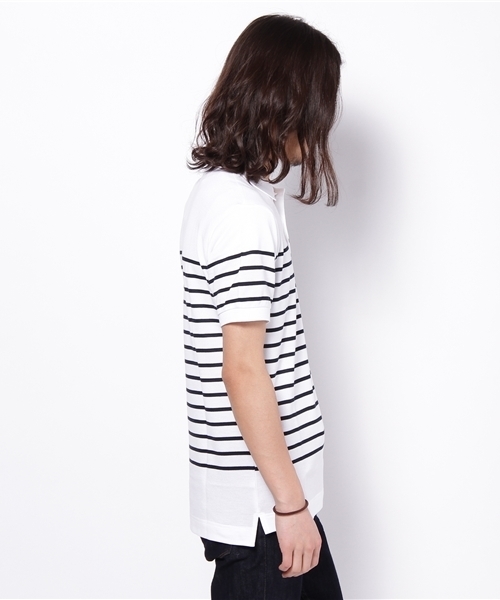 BEAUTY&YOUTH UNITED ARROWS（ビューティーアンドユースユナイテッドアローズ）の「＜LACOSTE×BY＞ NAVAL BOR POLO[MMG4]◆（ポロシャツ・メンズ・ホワイト/ネイビー/その他1・2/3/4）」の4枚目の写真