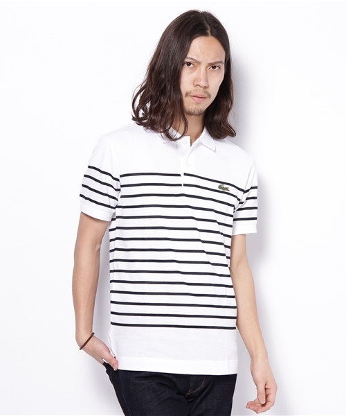 BEAUTY&YOUTH UNITED ARROWS（ビューティーアンドユースユナイテッドアローズ）の「＜LACOSTE×BY＞ NAVAL BOR POLO[MMG4]◆（ポロシャツ・メンズ・ホワイト/ネイビー/その他1・2/3/4）」の16枚目の写真