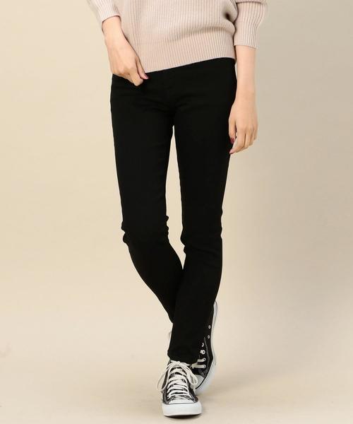 BEAUTY&YOUTH UNITED ARROWS（ビューティーアンドユースユナイテッドアローズ）の「BY デニムスキニーパンツ ◆（デニムパンツ・レディース・ブラック/コバルトブルー・SMALL/MEDIUM/LARGE）」の2枚目の写真
