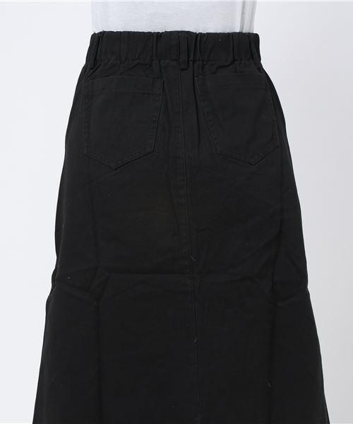 MERLOT(メルロー)の「コットンツイルハイウエストスカート1301(スカート・レディース・ブラック/ベージュ/ワイン/カーキ・FREE)」の11枚目の写真