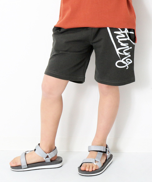 devirock(デビロック)の「ロゴプリントミニ裏毛ハーフパンツ(その他パンツ・キッズ・その他5/その他6/その他1/その他3/その他4/その他2・110cm/100cm/120cm/130cm/140cm/150cm/160cm)」の1枚目の写真