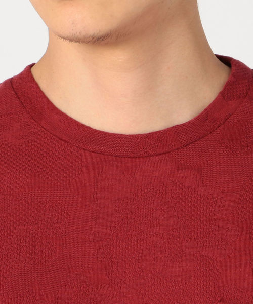 SHIPS(シップス)の「SU: 【COOLMAX】 フラワー リンクス Tシャツ(Tシャツ/カットソー・メンズ・ワイン/グリーン/ネイビー・SMALL/MEDIUM/LARGE/X-LARGE)」の7枚目の写真