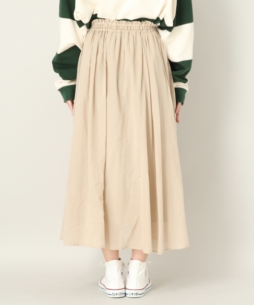 LOWRYS FARM(ローリーズファーム)の「コットンボイルギャザースカート 802015(スカート・レディース・ベージュ/カーキ/グリーン系その他/パープル/チェック・FREE)」の7枚目の写真