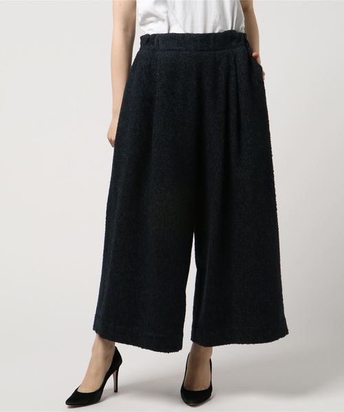Traditional Weatherwear(トラディショナルウェザーウェア)の「エラスティック ウエスト クロップドパンツ(その他パンツ)」|グレー系その他