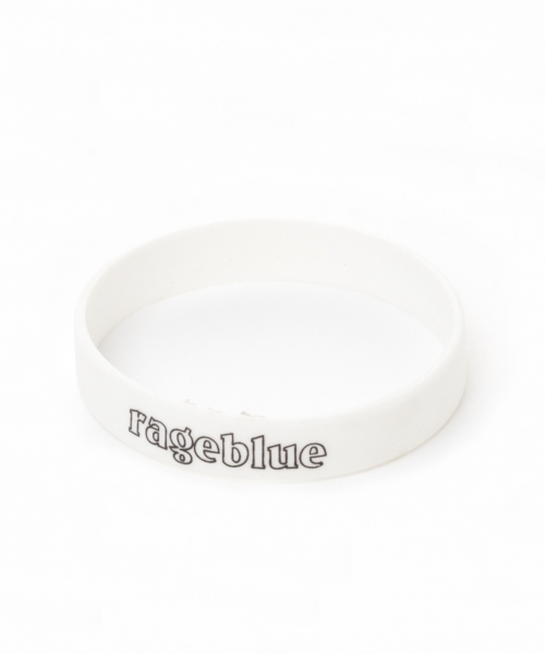RAGEBLUE（レイジブルー）の「ラバーバンド/805509（ブレスレット・メンズ・ホワイト/ブラック/その他・FREE）」の2枚目の写真