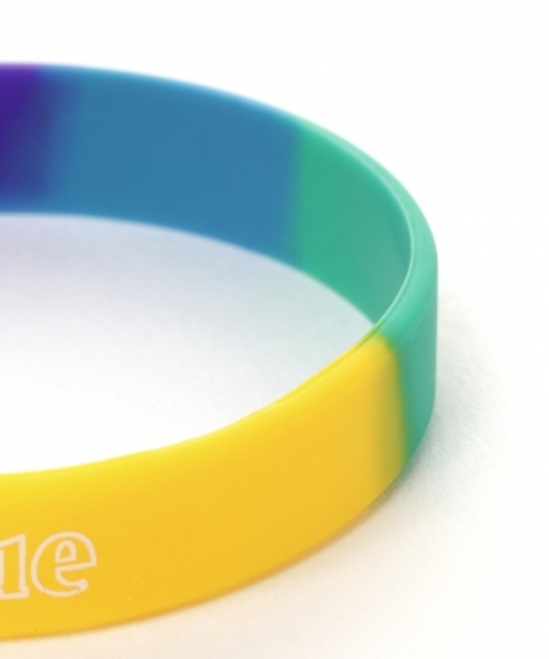 RAGEBLUE（レイジブルー）の「ラバーバンド/805509（ブレスレット・メンズ・ホワイト/ブラック/その他・FREE）」の5枚目の写真