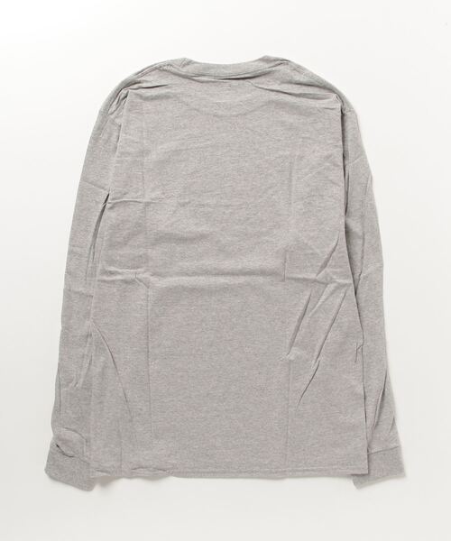 Champion(チャンピオン)の「Champion(チャンピオン)袖ロゴロングTシャツ(Tシャツ/カットソー・メンズ・ホワイト/ブラック/ネイビー/グレー・SMALL/MEDIUM/LARGE)」の5枚目の写真