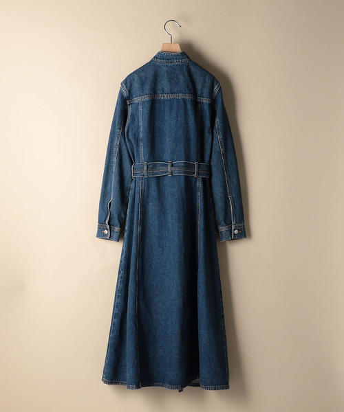 WON HUNDRED（ウォンハンドレッド）の「＜WON HUNDRED＞デニムロングワンピース（ワンピース・レディース・ネイビー・36）」の3枚目の写真