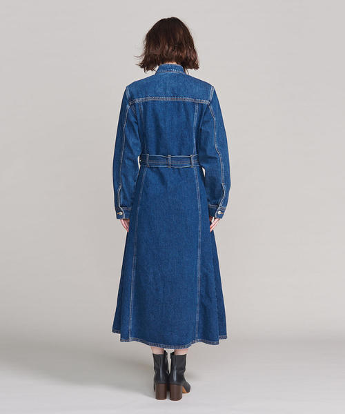 WON HUNDRED（ウォンハンドレッド）の「＜WON HUNDRED＞デニムロングワンピース（ワンピース・レディース・ネイビー・36）」の5枚目の写真