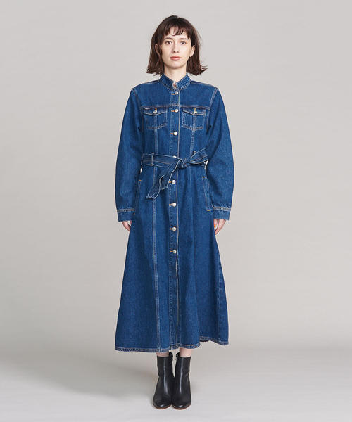 WON HUNDRED（ウォンハンドレッド）の「＜WON HUNDRED＞デニムロングワンピース（ワンピース・レディース・ネイビー・36）」の6枚目の写真