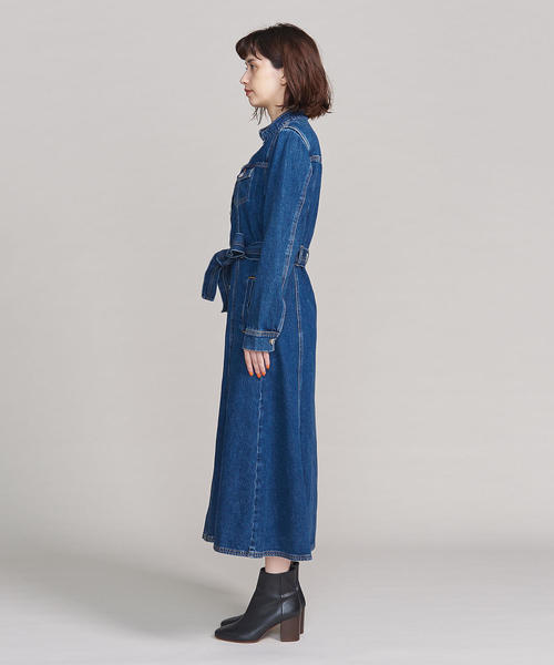 WON HUNDRED（ウォンハンドレッド）の「＜WON HUNDRED＞デニムロングワンピース（ワンピース・レディース・ネイビー・36）」の7枚目の写真