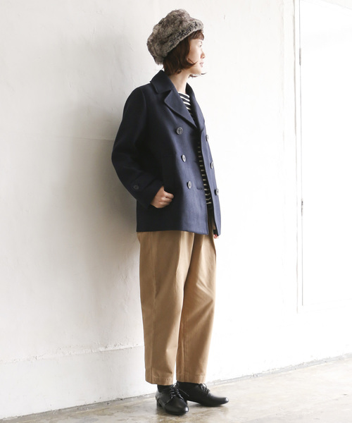 LBC（エルビーシー）の「Pコート（ピーコート・レディース・ネイビー/オレンジ・M/L）」の6枚目の写真