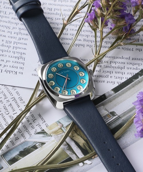 Paul Smith(ポールスミス)の「“ Dial ” WATCH / 863320 BELT(腕時計)」|ブルー