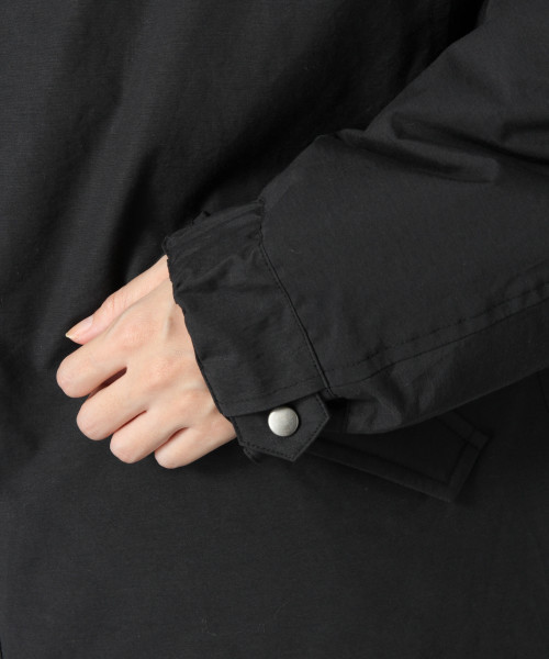 LOWRYS FARM（ローリーズファーム）の「ＷＰナカワタマンパ　821518（マウンテンパーカー・レディース・ブラック/ベージュ/パープル・MEDIUM/LARGE）」の12枚目の写真