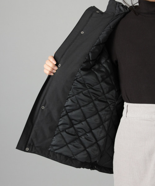 LOWRYS FARM（ローリーズファーム）の「ＷＰナカワタマンパ　821518（マウンテンパーカー・レディース・ブラック/ベージュ/パープル・MEDIUM/LARGE）」の15枚目の写真