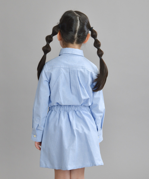 RADCHAP（ラッドチャップ）の「オックスワンピース（ワンピース・キッズ・サックスブルー/グレー・100cm/110cm/120cm/130cm/140cm/90cm）」の5枚目の写真