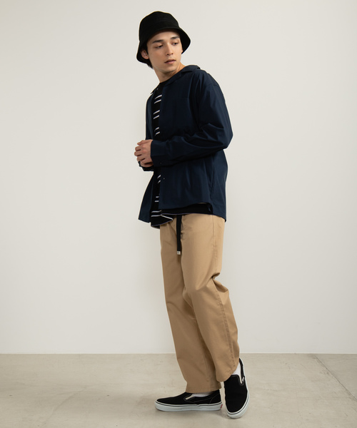 WEGO（ウィゴー）の「WEGO/ストレッチブロード開襟シャツ（シャツ/ブラウス・メンズ・ホワイト/ブラック/ネイビー/カーキ・SMALL/MEDIUM/LARGE）」の20枚目の写真