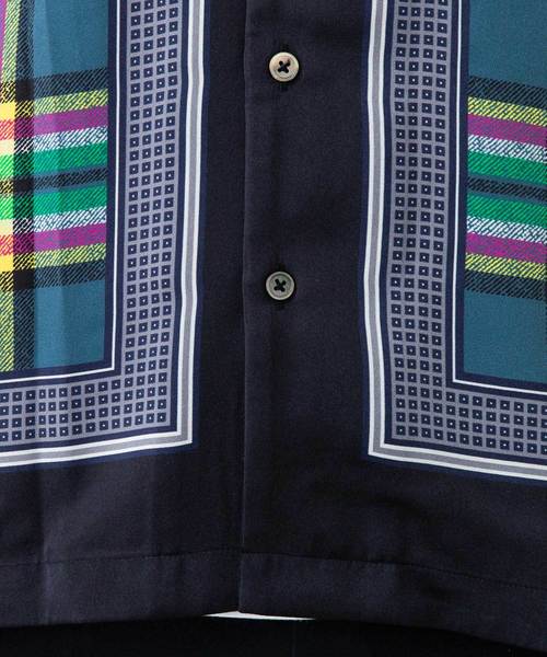 UNITED TOKYO（ユナイテッドトウキョウ）の「カラータータンオープンカラー（シャツ/ブラウス・メンズ・ベージュ/ネイビー・1/2/3）」の7枚目の写真