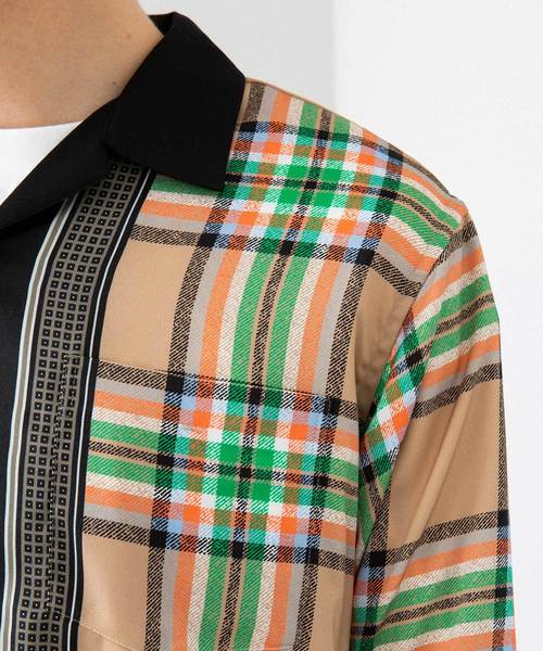 UNITED TOKYO（ユナイテッドトウキョウ）の「カラータータンオープンカラー（シャツ/ブラウス・メンズ・ベージュ/ネイビー・1/2/3）」の9枚目の写真