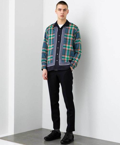 UNITED TOKYO（ユナイテッドトウキョウ）の「カラータータンオープンカラー（シャツ/ブラウス・メンズ・ベージュ/ネイビー・1/2/3）」の11枚目の写真