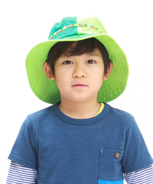RAGMART（ラグマート）の「UVハット（ハット・キッズ・グリーン/ブルー/マスタード・48cm/54cm/52cm/50cm）」の10枚目の写真
