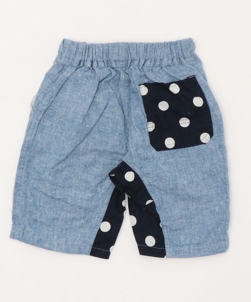 GLOBAL WORK（グローバルワーク）の「【キッズ】ソフトタッチメンアサガラショートパンツ/819115（その他パンツ・キッズ・ダークブルー/ブルー系その他7/ベージュ系その他3/その他1/ライトブルー/ネイビー/カーキ/ブルー/ブラック/イエロー・LARGE/SMALL/MEDIUM/XX-LARGE/X-LARGE）」の15枚目の写真
