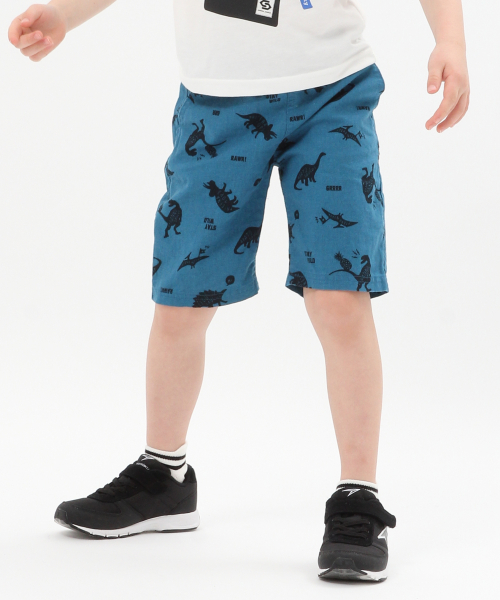 GLOBAL WORK（グローバルワーク）の「【キッズ】ソフトタッチメンアサガラショートパンツ/819115（その他パンツ・キッズ・ダークブルー/ブルー系その他7/ベージュ系その他3/その他1/ライトブルー/ネイビー/カーキ/ブルー/ブラック/イエロー・LARGE/SMALL/MEDIUM/XX-LARGE/X-LARGE）」の6枚目の写真