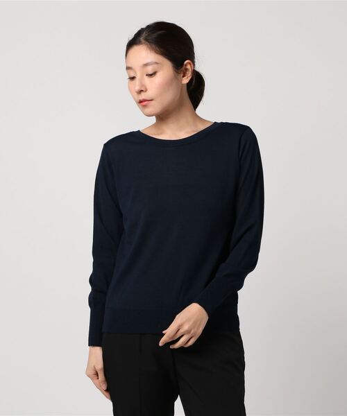 e.r.g*（イーアールジー）の「12Gテンジク2WAYカーデ（ニット/セーター・レディース・ブラック系その他3/グレー系その他3/オフホワイト/グリーン/ネイビー・M/L）」の5枚目の写真