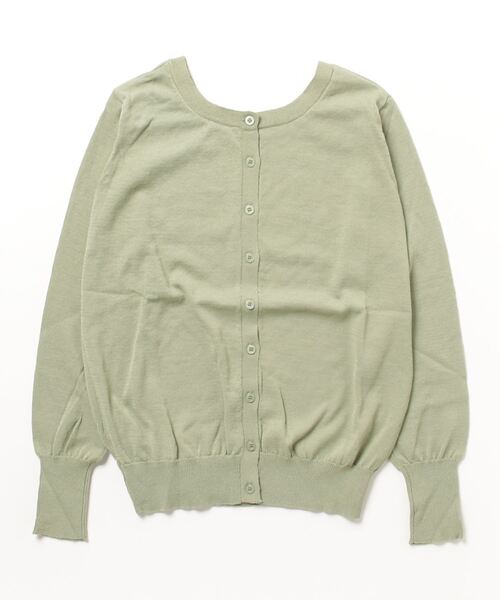 e.r.g*（イーアールジー）の「12Gテンジク2WAYカーデ（ニット/セーター・レディース・ブラック系その他3/グレー系その他3/オフホワイト/グリーン/ネイビー・M/L）」の6枚目の写真