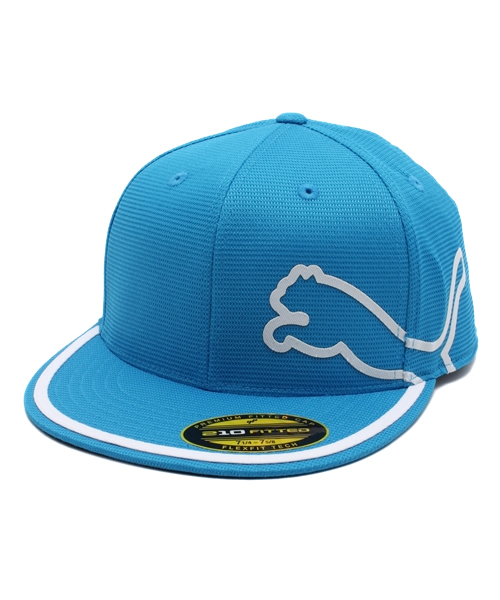 PUMA（プーマ）の「パフォーマンス モノライン210キャップ- PUMA GOLF（キャップ・メンズ・ブルー/ブラック/オレンジ/ホワイト×ブラック・L/XL）」の3枚目の写真