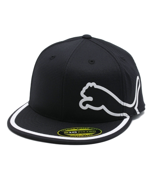 PUMA（プーマ）の「パフォーマンス モノライン210キャップ- PUMA GOLF（キャップ・メンズ・ブルー/ブラック/オレンジ/ホワイト×ブラック・L/XL）」の2枚目の写真