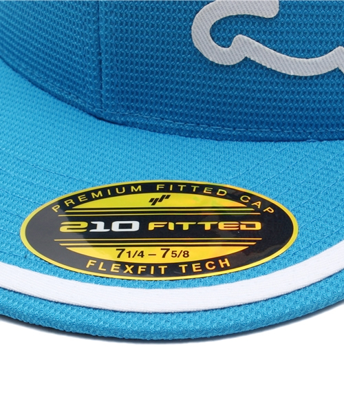 PUMA（プーマ）の「パフォーマンス モノライン210キャップ- PUMA GOLF（キャップ・メンズ・ブルー/ブラック/オレンジ/ホワイト×ブラック・L/XL）」の8枚目の写真