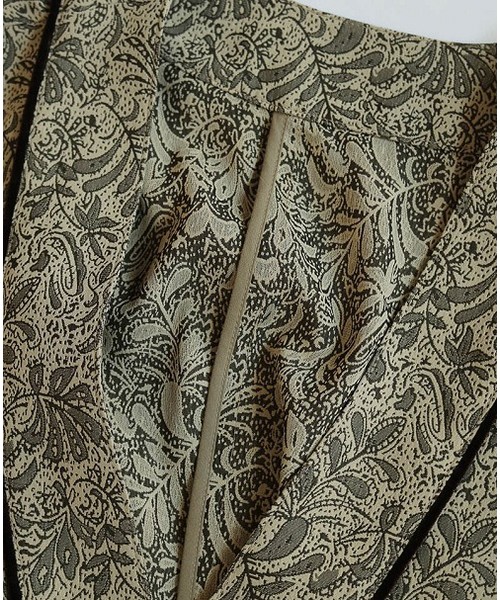 TODAYFUL（トゥデイフル）の「ジャガードパイピングガウン（その他アウター・レディース・ベージュ・36inch/38inch）」の12枚目の写真