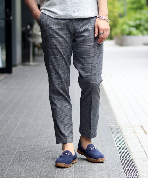 EDIFICE（エディフィス）の「TR スラブ イージーテーパードパンツ（その他パンツ・メンズ・ブラウン/ネイビー/チャコールグレー・LARGE/MEDIUM/SMALL/X-LARGE）」の3枚目の写真