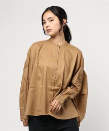 mizuiroind | mizuiro ind バックギャザーシャツ(シャツ/ブラウス)