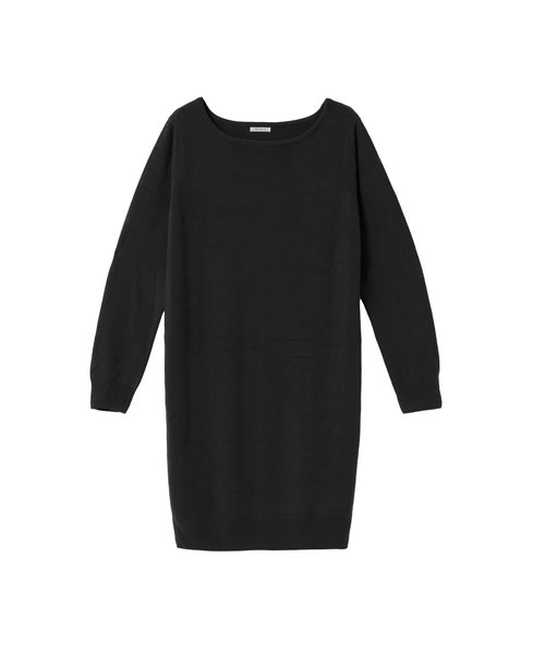 夢展望(ユメテンボウ)の「カシミアタッチニットワンピース(ワンピース)」|ブラック系その他2