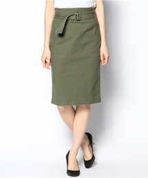 ROSE BUD | LSK-14135 HIGH/W BELTED PENCIL SKIRT(スカート)