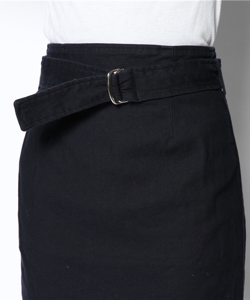 ROSE BUD(ローズバッド)の「LSK-14135 HIGH/W BELTED PENCIL SKIRT(スカート・レディース・オリーブ/ネイビー・2/1)」の7枚目の写真