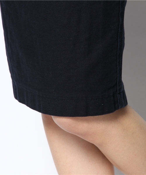 ROSE BUD(ローズバッド)の「LSK-14135 HIGH/W BELTED PENCIL SKIRT(スカート・レディース・オリーブ/ネイビー・2/1)」の5枚目の写真