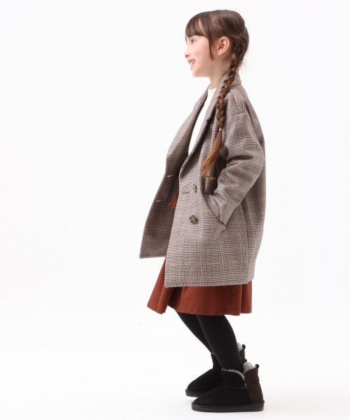 GLOBAL WORK（グローバルワーク）の「【キッズ】ニットドッキングワンピ長袖/859086（ワンピース・キッズ・ブラック/オフホワイト・SMALL/MEDIUM/LARGE/X-LARGE/XX-LARGE）」の17枚目の写真