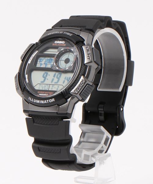 CASIO(カシオ)の「/CASIO(カシオ)/ワールドデジタル(デジタル腕時計・メンズ・ブラック/ネイビー/レッド/カーキ/オレンジ/ブラック×シルバー/ブラック×ゴールド・FREE)」の2枚目の写真