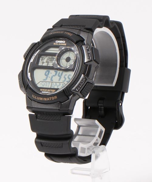 CASIO(カシオ)の「/CASIO(カシオ)/ワールドデジタル(デジタル腕時計・メンズ・ブラック/ネイビー/レッド/カーキ/オレンジ/ブラック×シルバー/ブラック×ゴールド・FREE)」の1枚目の写真
