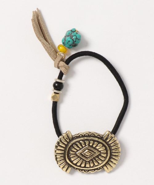 チャイハネ（チャイハネ）の「【チャイハネ】コンチョ風ネイティブモチーフヘアゴム（ヘアゴム・レディース・シルバー系その他/ゴールド系その他/シルバー系その他2/シルバー系その他3/シルバー系その他4/シルバー系その他5/シルバー系その他6/ゴールド系その他2/ゴールド系その他3/ゴールド系その他4/ゴールド系その他5/ゴールド系その他6・FREE）」の7枚目の写真