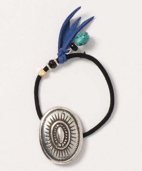 チャイハネ（チャイハネ）の「【チャイハネ】コンチョ風ネイティブモチーフヘアゴム（ヘアゴム・レディース・シルバー系その他/ゴールド系その他/シルバー系その他2/シルバー系その他3/シルバー系その他4/シルバー系その他5/シルバー系その他6/ゴールド系その他2/ゴールド系その他3/ゴールド系その他4/ゴールド系その他5/ゴールド系その他6・FREE）」の4枚目の写真