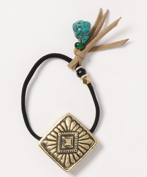 チャイハネ（チャイハネ）の「【チャイハネ】コンチョ風ネイティブモチーフヘアゴム（ヘアゴム・レディース・シルバー系その他/ゴールド系その他/シルバー系その他2/シルバー系その他3/シルバー系その他4/シルバー系その他5/シルバー系その他6/ゴールド系その他2/ゴールド系その他3/ゴールド系その他4/ゴールド系その他5/ゴールド系その他6・FREE）」の11枚目の写真