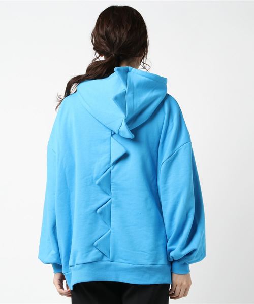 WC（ダブル シー）の「WC/ザウルスビッグシルエットスウェットパーカー（パーカー・レディース・グリーン/ブルー/パープル/レッド・FREE）」の11枚目の写真